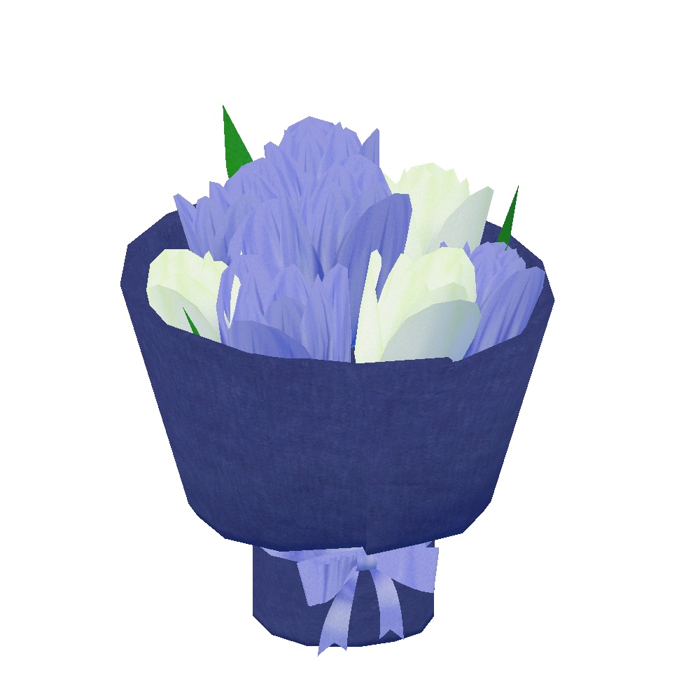 卓上ブーケ_5色セット(unitypackage)