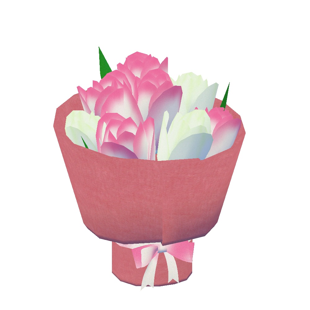 卓上ブーケ_5色セット(unitypackage)