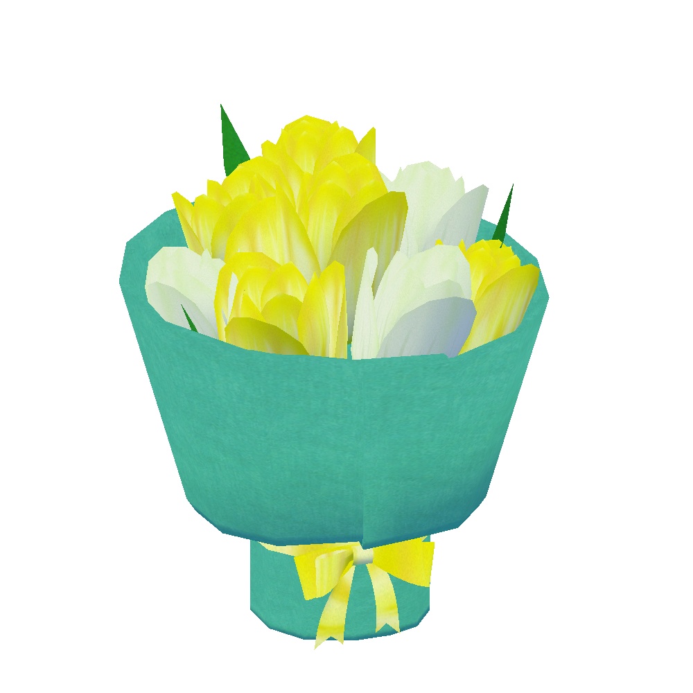 卓上ブーケ_5色セット(unitypackage)