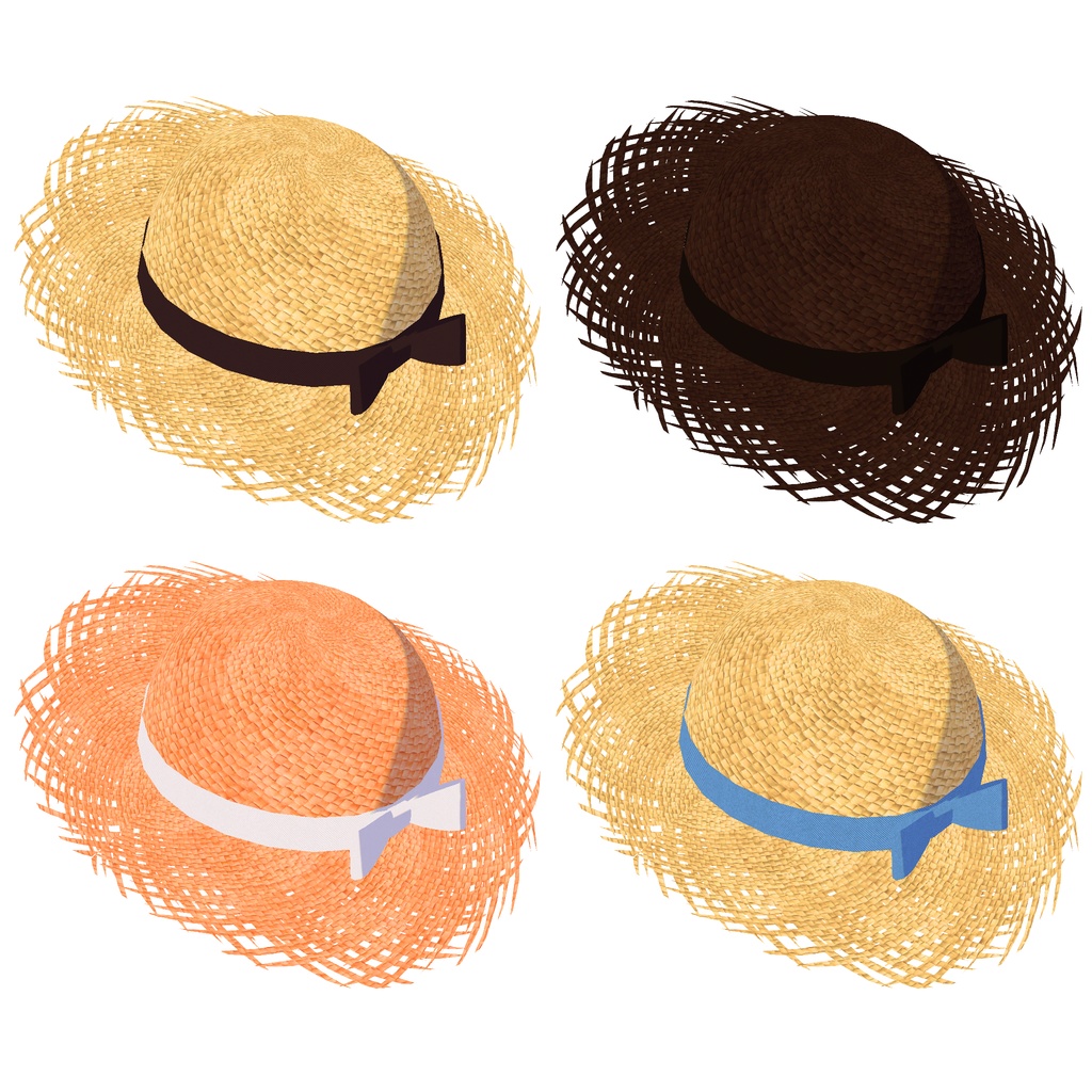 麦わら帽子(UnityPackage)