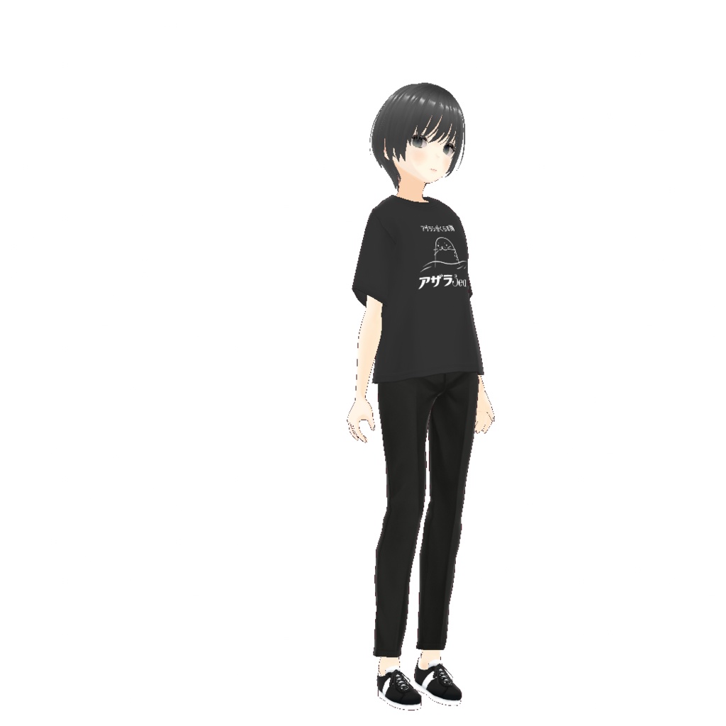 #VRoid オリジナルTシャツ アザラシー(Sea)