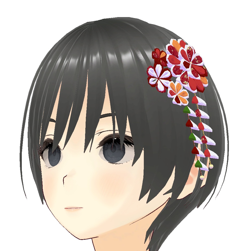 ゆれる!和風 髪飾り 6色セット