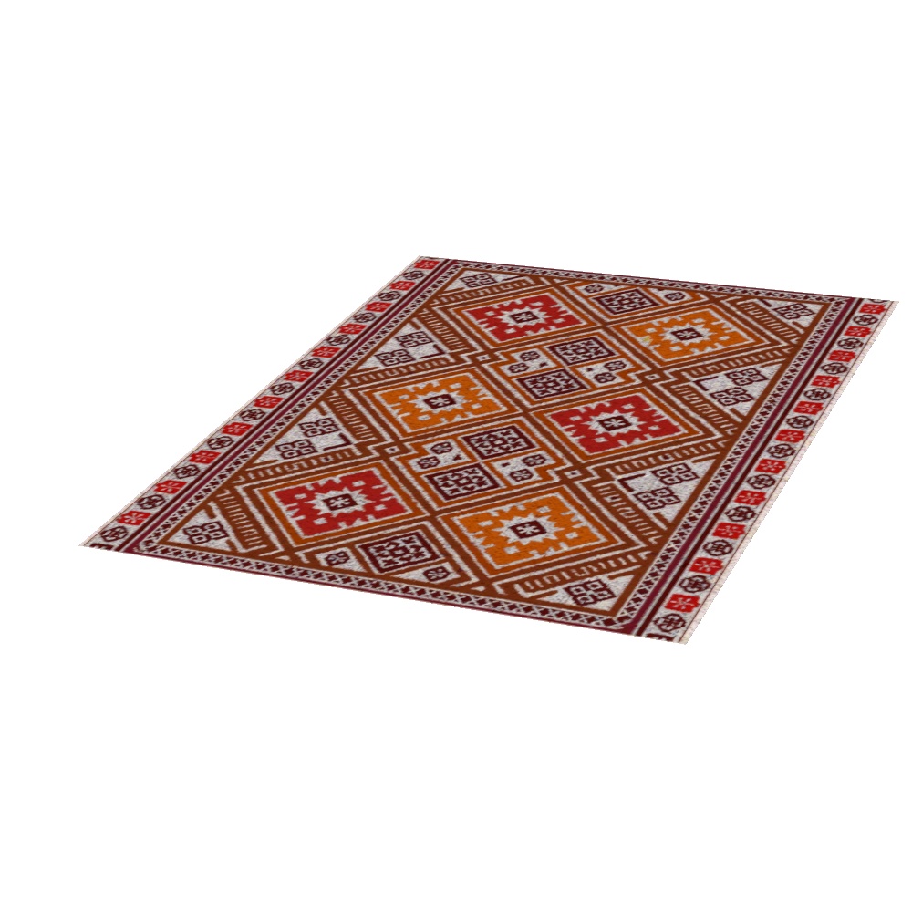 ペルシャ絨毯風ラグ6種(unitypackage)