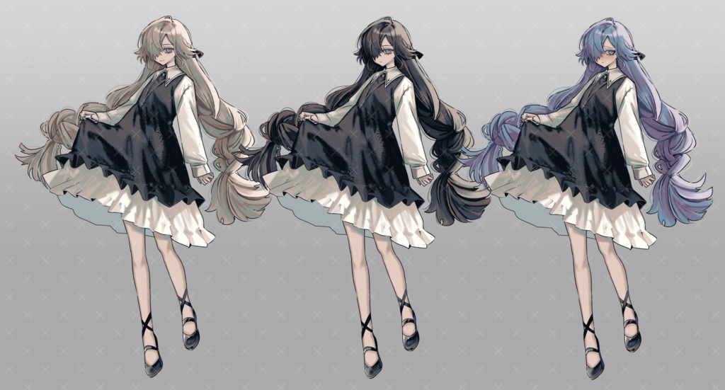 【立ち絵素材】儚げクラシカル少女