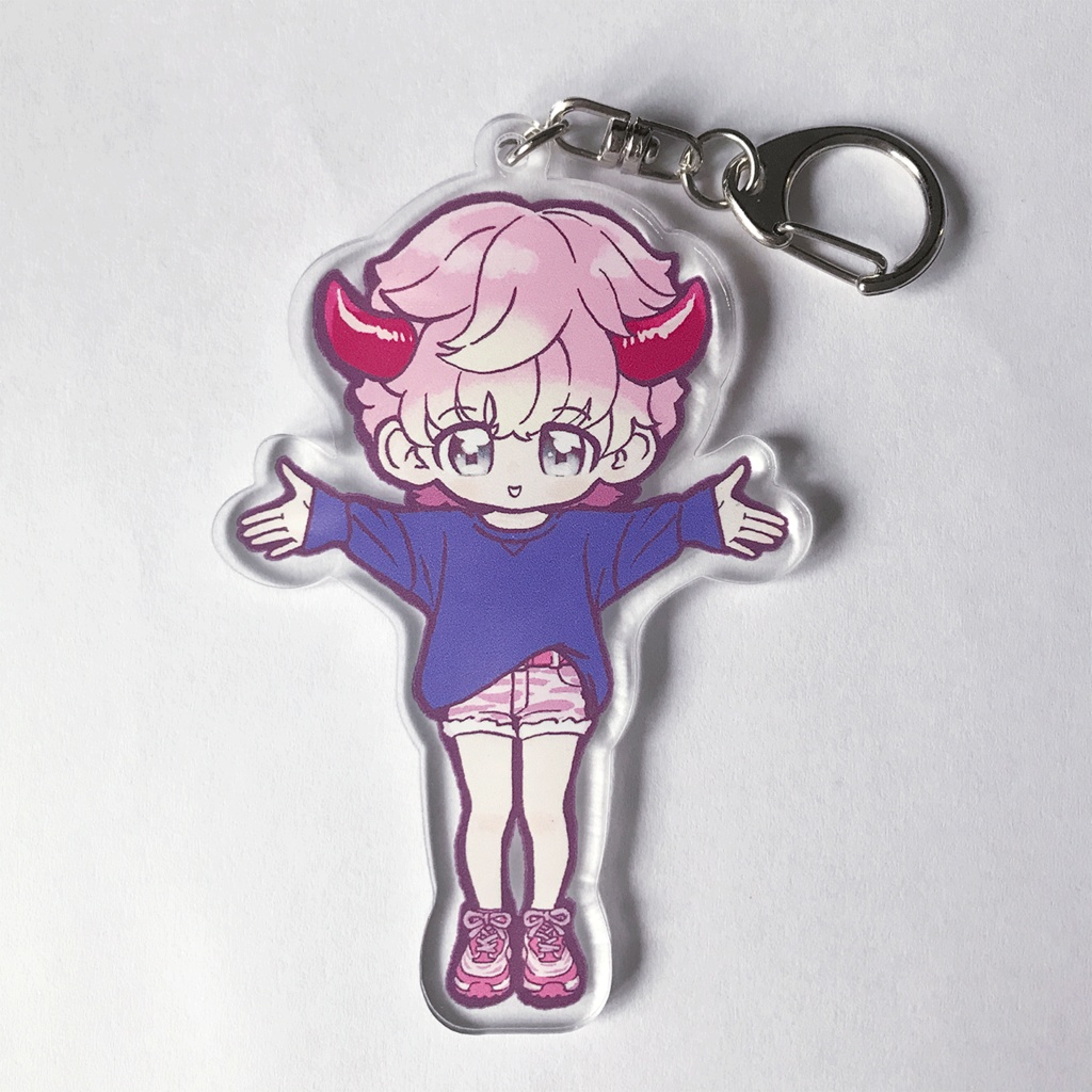 小鬼哲平 ハグして着衣ver. アクキー 台紙付き