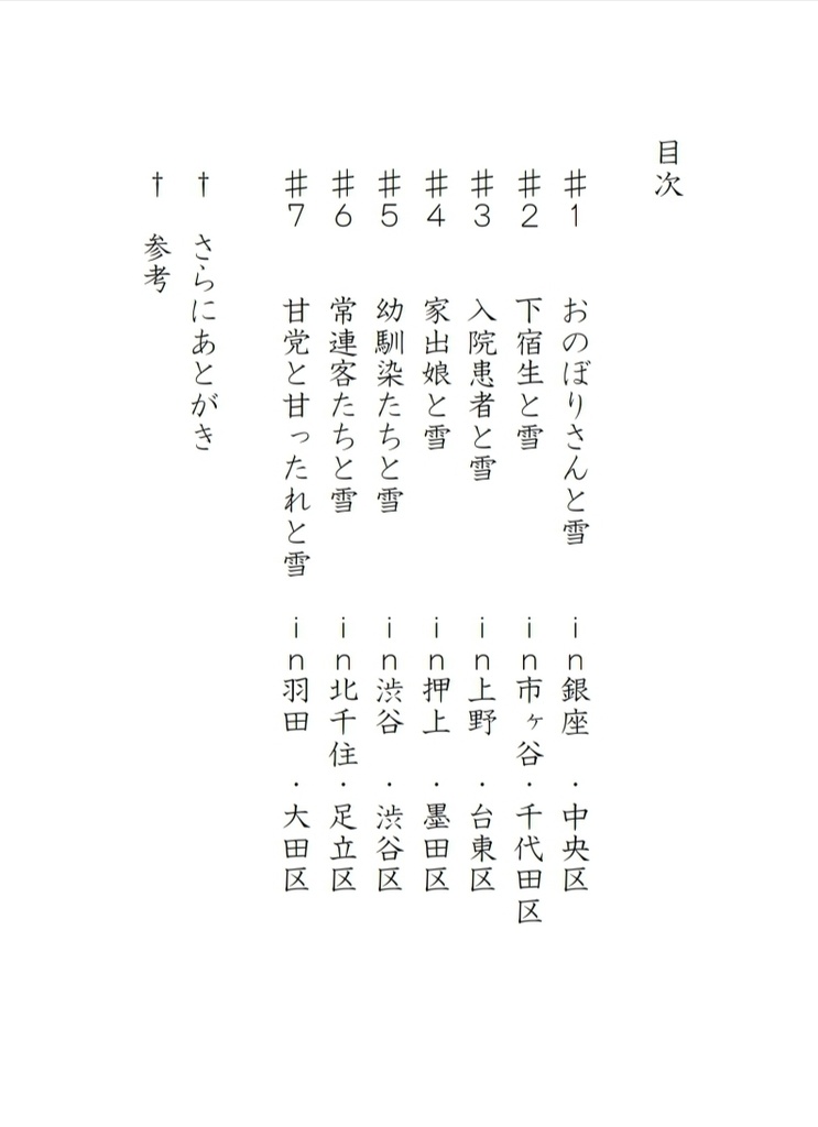 (完売済)東京は今朝、長い雪季に入った。〜Snowbound Tokyo1〜