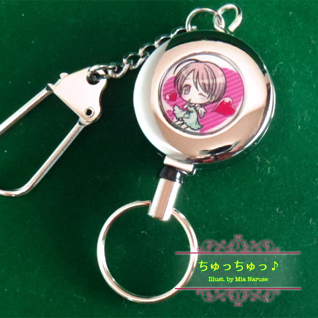 スタンプ リールキーホルダー