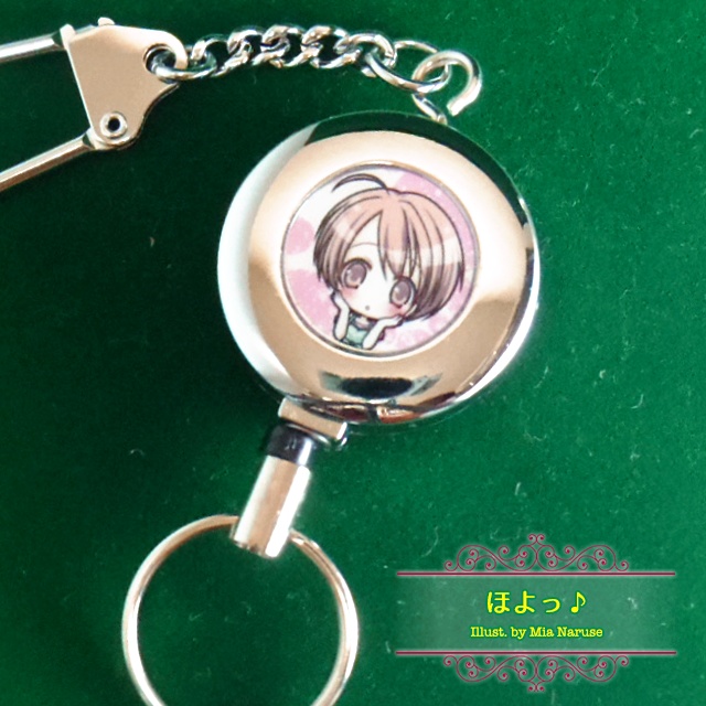 スタンプ リールキーホルダー