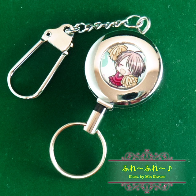 スタンプ リールキーホルダー