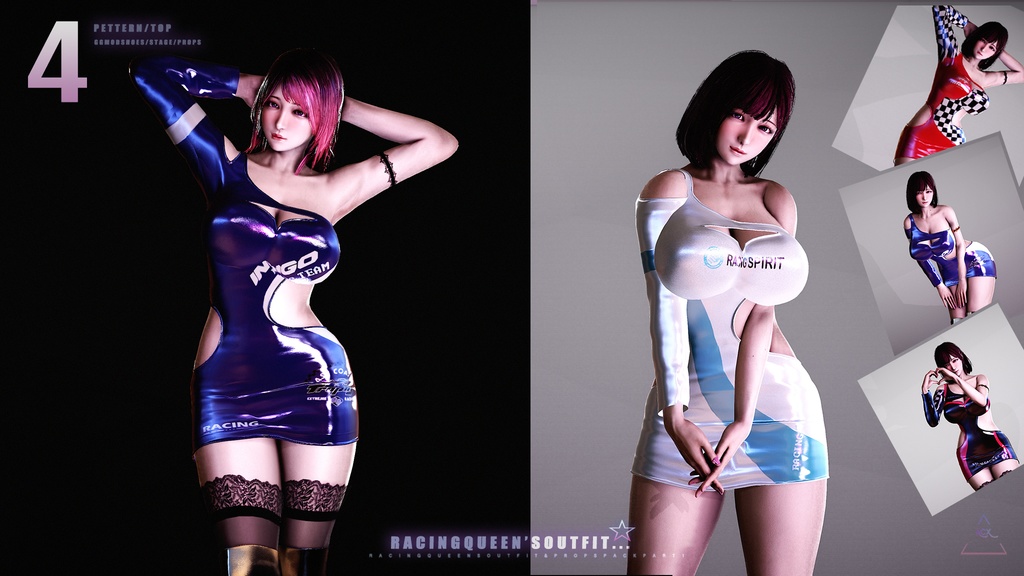RacingQueen's Outfit Set for hs