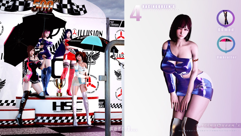 RacingQueen's Outfit Set for hs