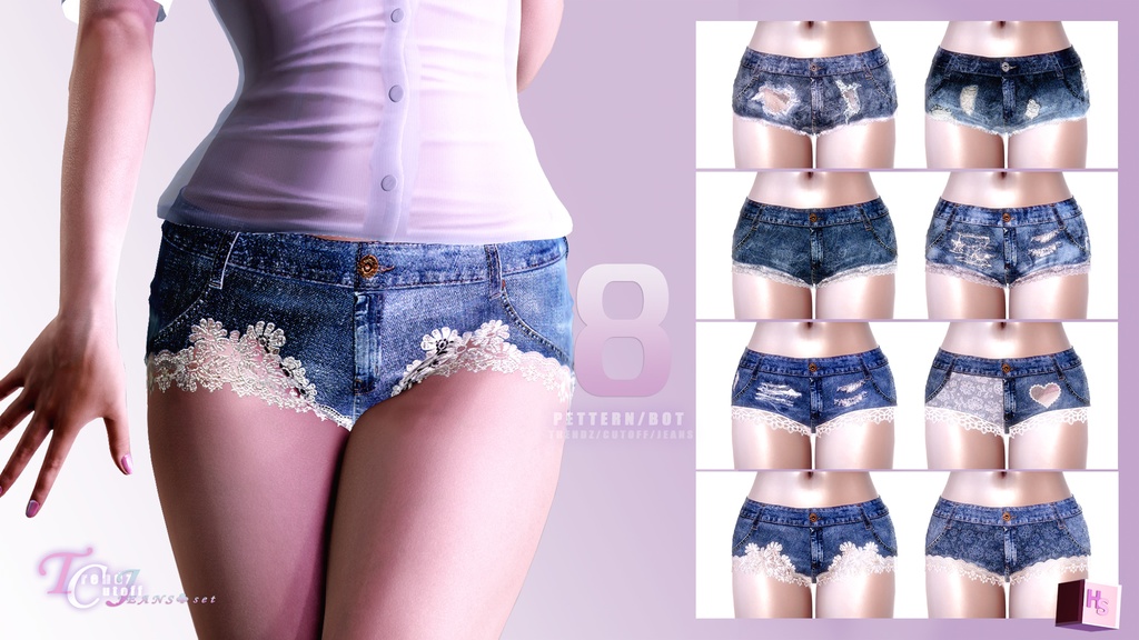 Trendz CutoffJeans(Adjustable) for hs