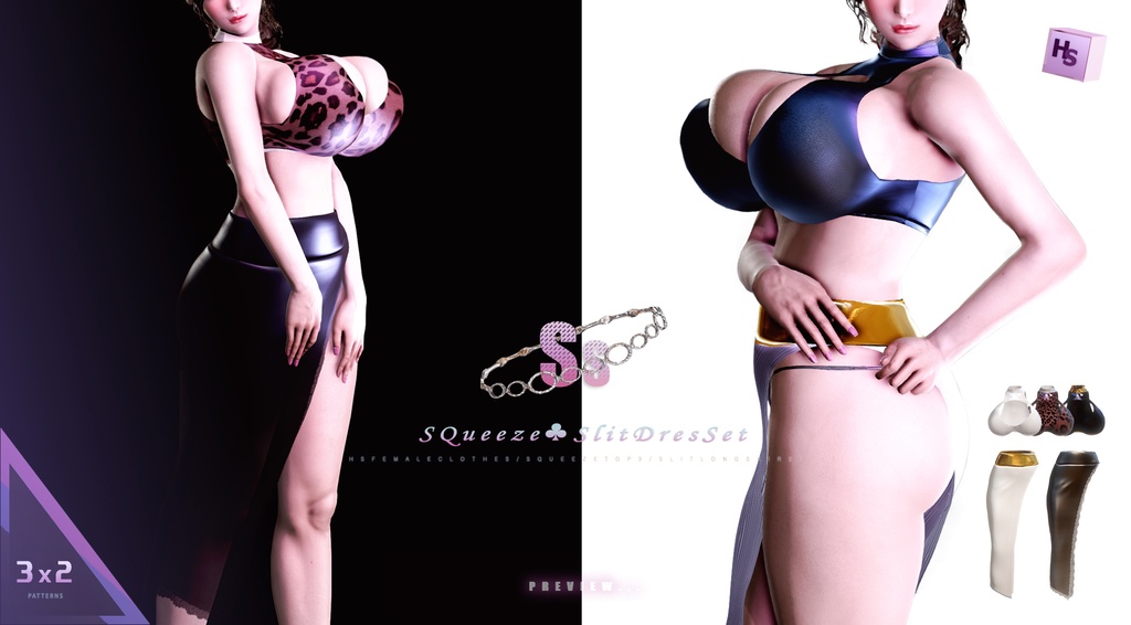 SqueezeSlit Dress for hs