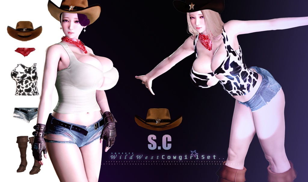 Squeeze CowgirlSet for hs