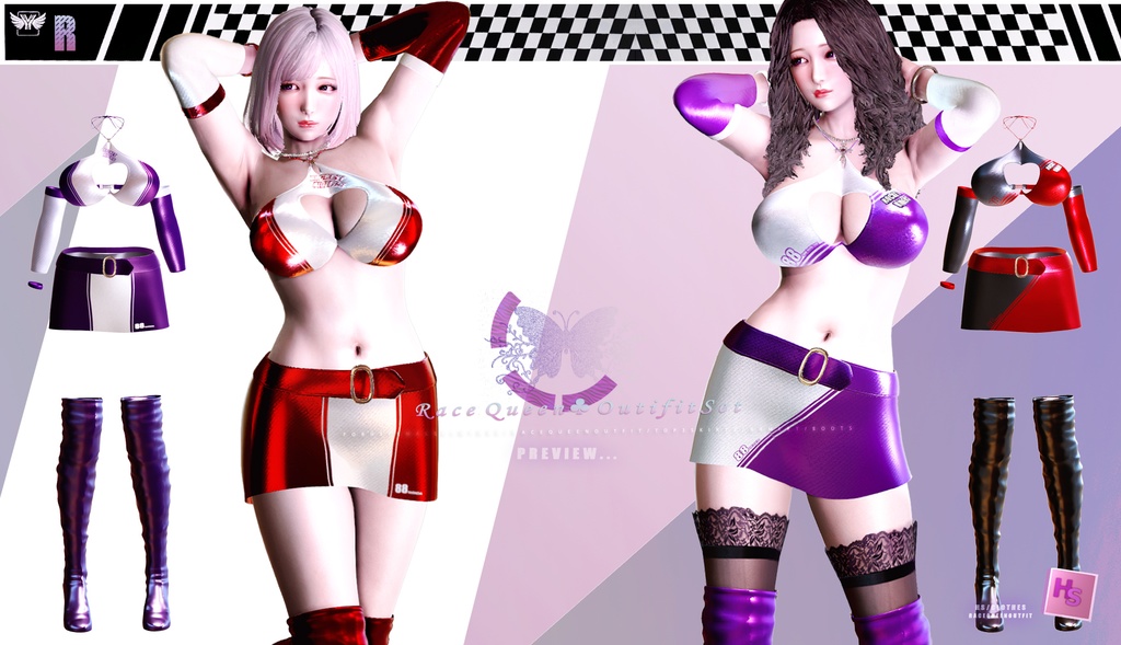 RaceQueen OutfitSet for hs