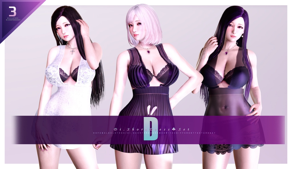 DI.Short Dress for hs