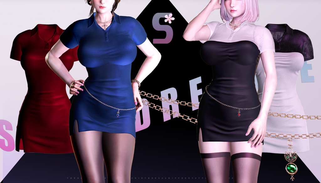 ShirtDress Set for hs