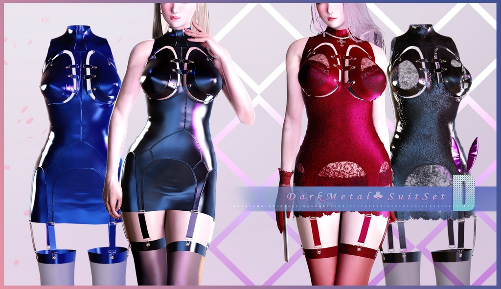 DarkMetal SuitSet for hs