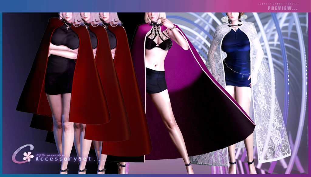 Cape AccessoriesSet for hs