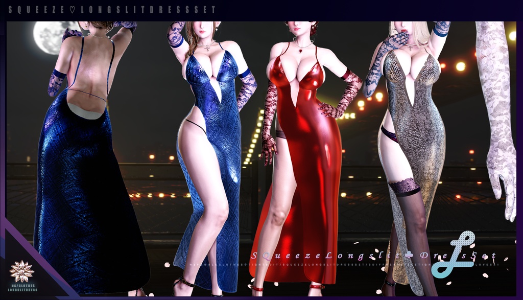 Squeeze LongSlitDressSet for hs