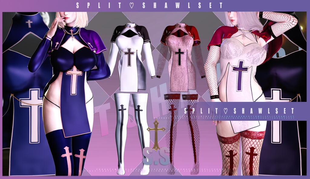 SplitShawl Set for hs