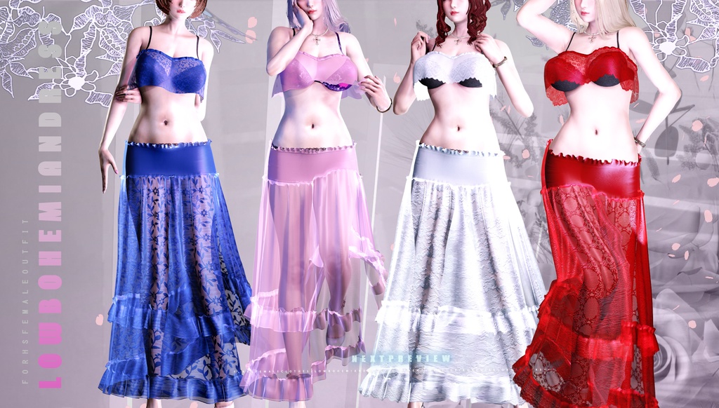 Lowbohemian DressSet for hs