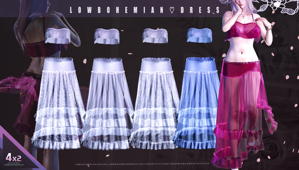 Lowbohemian DressSet for hs