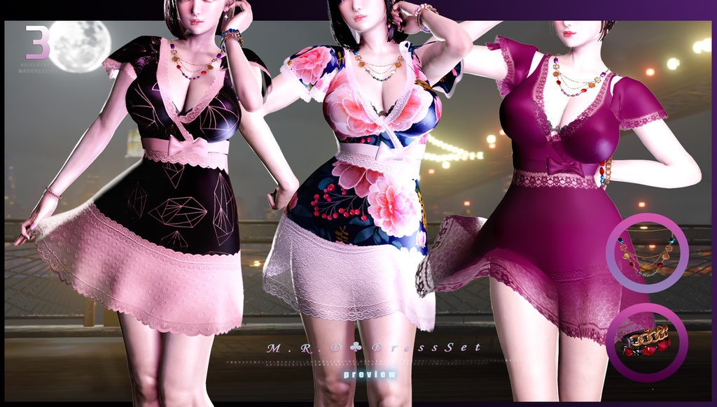 M.R.D.Dress Set for hs