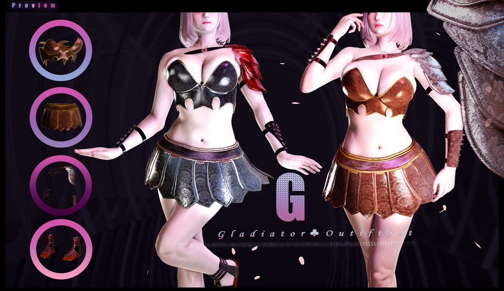 Squeeze Gladiator OutfitSet for hs