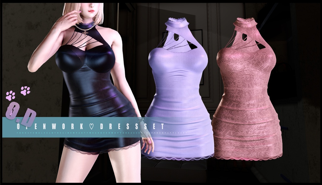 Openwork DressSet for hs