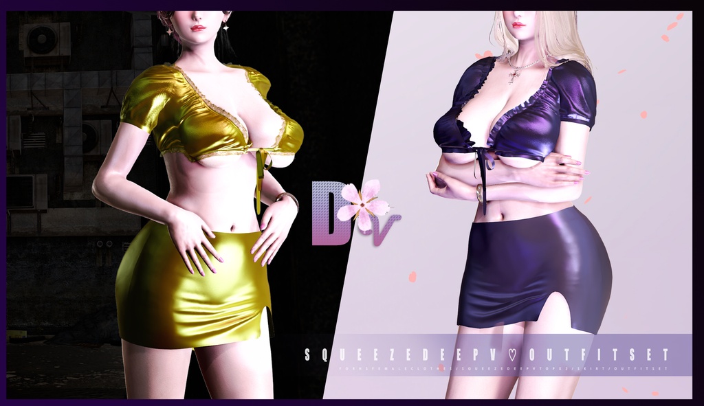 Squeeze DeepV OutfitSet for hs