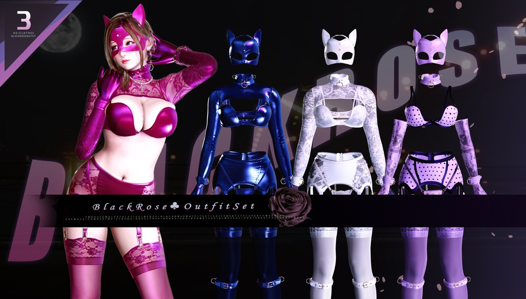 Squeeze BlackRose OutfitSet for hs
