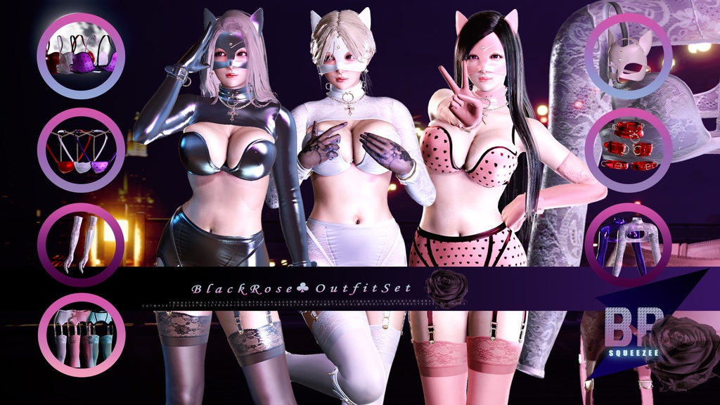 Squeeze BlackRose OutfitSet for hs