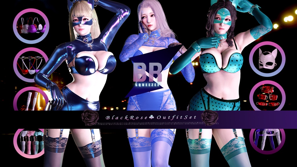 Squeeze BlackRose OutfitSet for hs