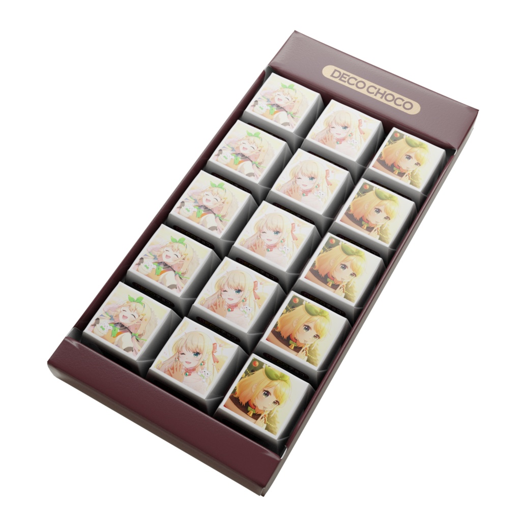 DECOチョコ（15個入り）【活動３周年記念グッズ】