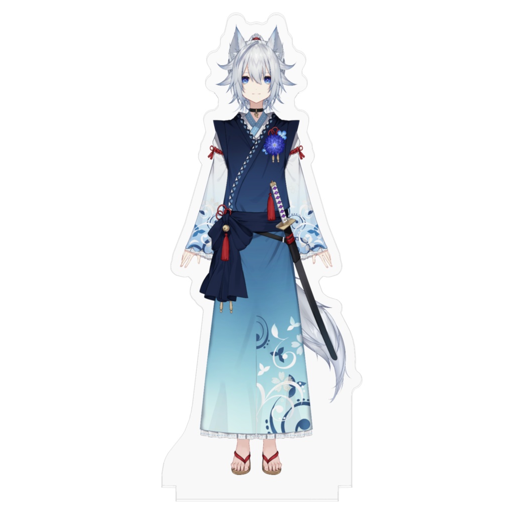 全身立ち絵 アクリルフィギュア 【藍空 狛】