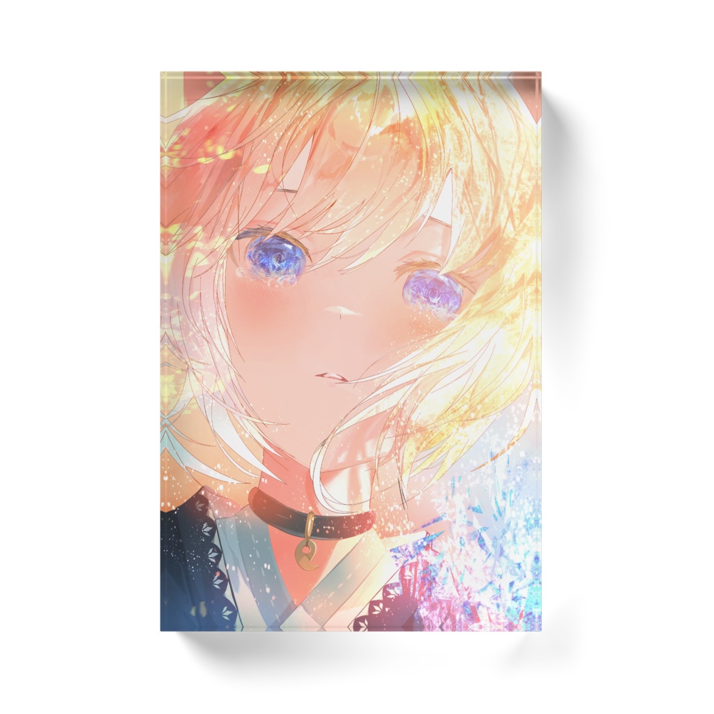 アクリルブロック2 【藍空 狛】