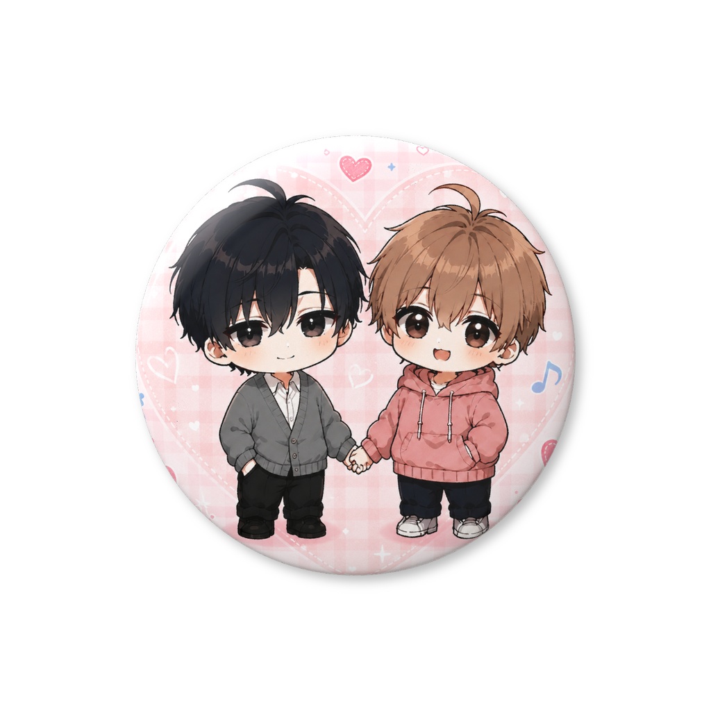 10コ上のイケボと付き合ってます 缶バッジ(44mm)