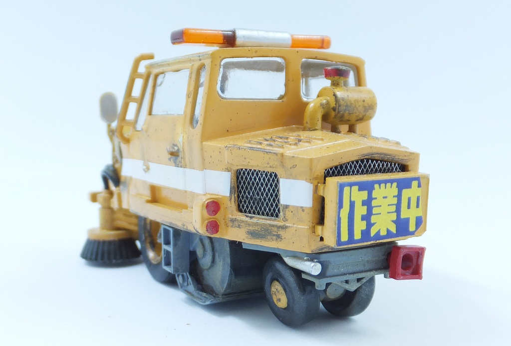 道路清掃車 プルバックカー 未塗装 組立キット