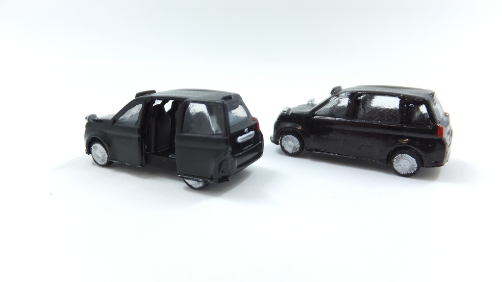 鉄道模型向け Nゲージスケール JPNtaxi 4台セット 未塗装 未組立