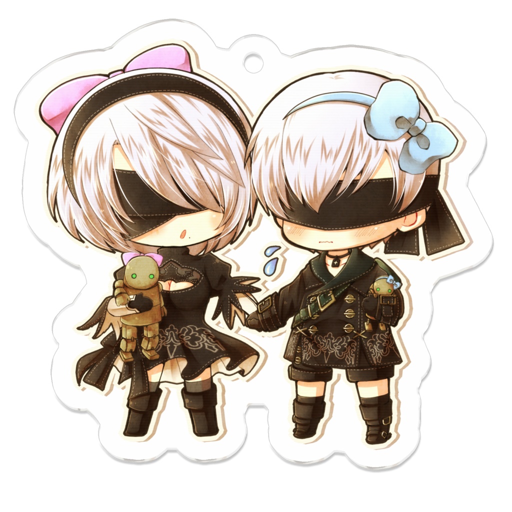 2B&9Sアクリルキーホルダー
