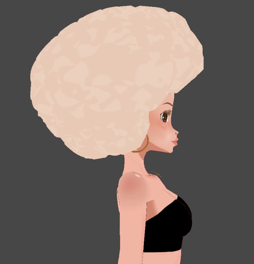 Albinism skin and hair (.vroid file)