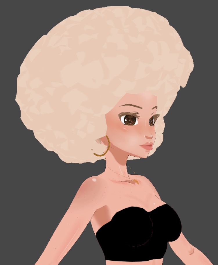 Albinism skin and hair (.vroid file)