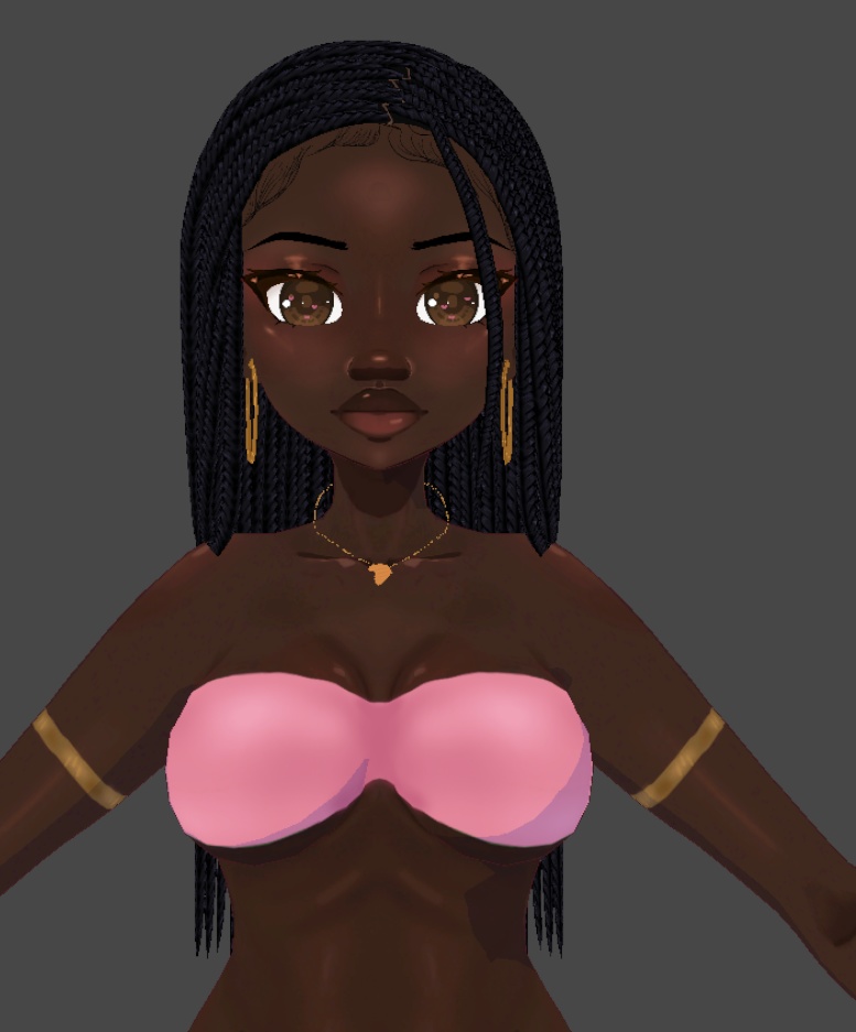 Box braids (.vroid file)