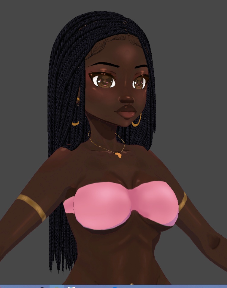 Box braids (.vroid file)