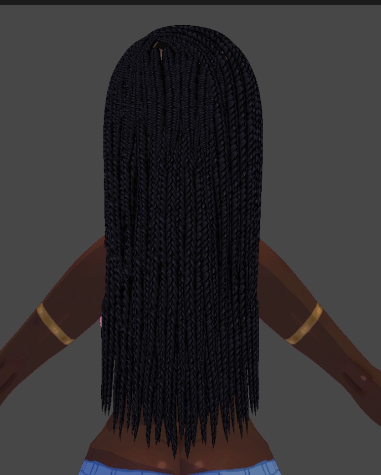 Box braids (.vroid file)