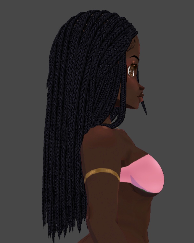 Box braids (.vroid file)