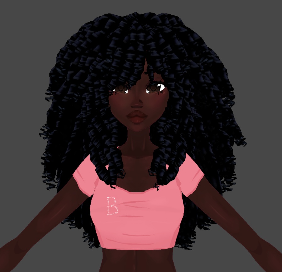 Jumbo waist length curls