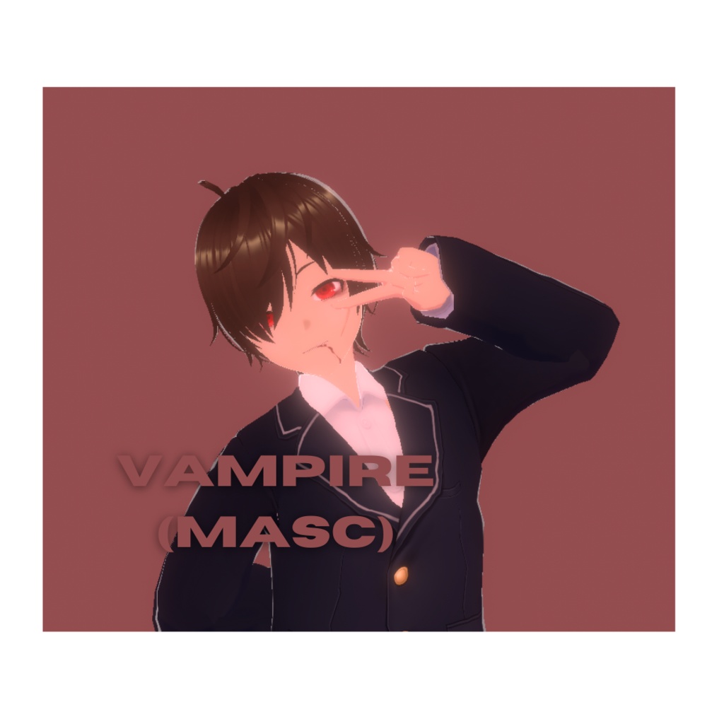 Vampire face set! (Vroid)