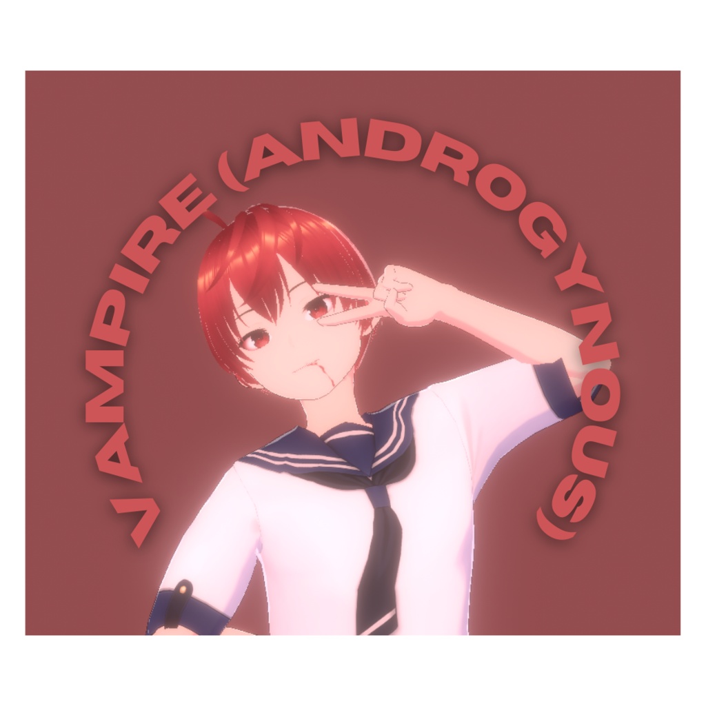 Vampire face set! (Vroid)